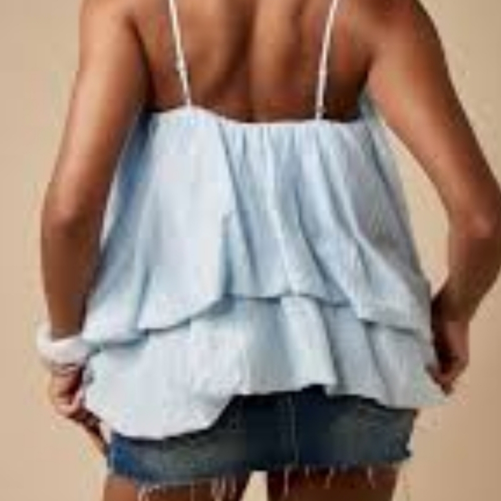 Missguided Tiered Bubble Hem Blouse SzXL NWT - Picture 3 of 6